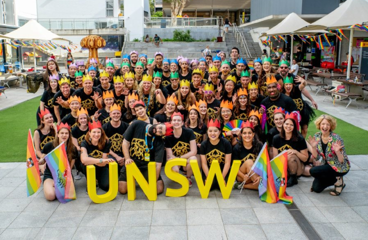 UNSW students participating in Mardi Gras 2019