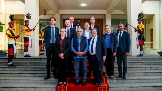 Senior delegation from UNSW pictured with Timor-Leste representatives