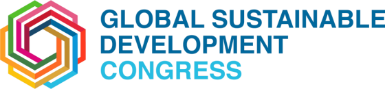 Global Sustainable Development Congress Logo with colourful icon and wording alongside