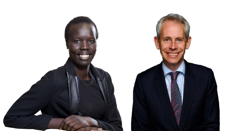 Nyadol Nyuon OAM and the Hon. Andrew Giles