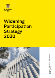 Widening Participation Strategy 2030 front cover