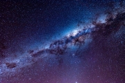 The Milky Way constellation of stars 