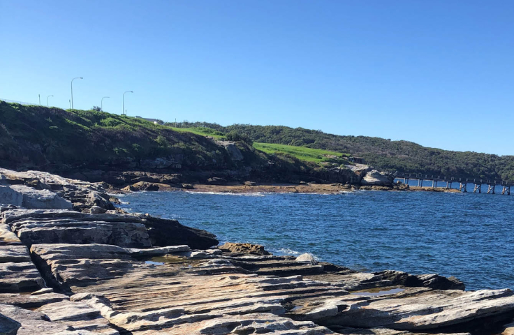 Image of the ocean at La Perouse